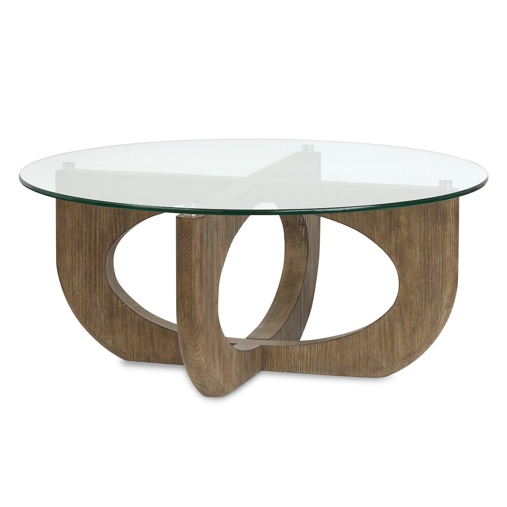 Lainey Almond Round Cocktail Table