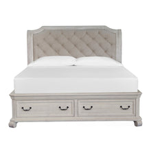 Bronwyn Alabaster Queen Sleigh Storage Bed