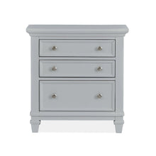 Charleston Harbor Gray Grey Drawer Nightstand