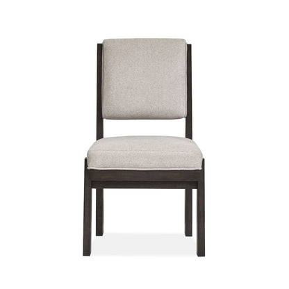 Tauren Coffee Bean Upholstered Side Chair Two Pack
