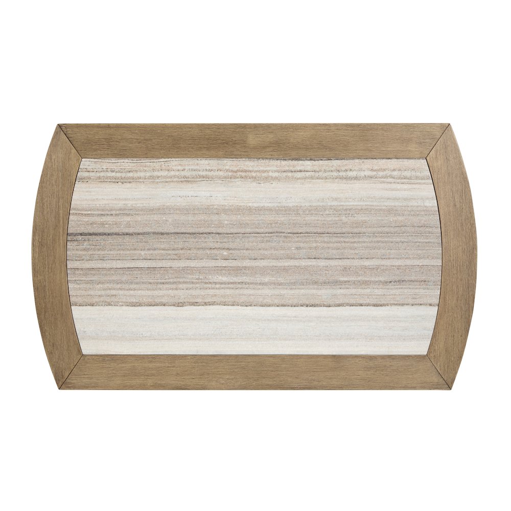 Bradford Riverbed Beige Rectangular Cocktail Table