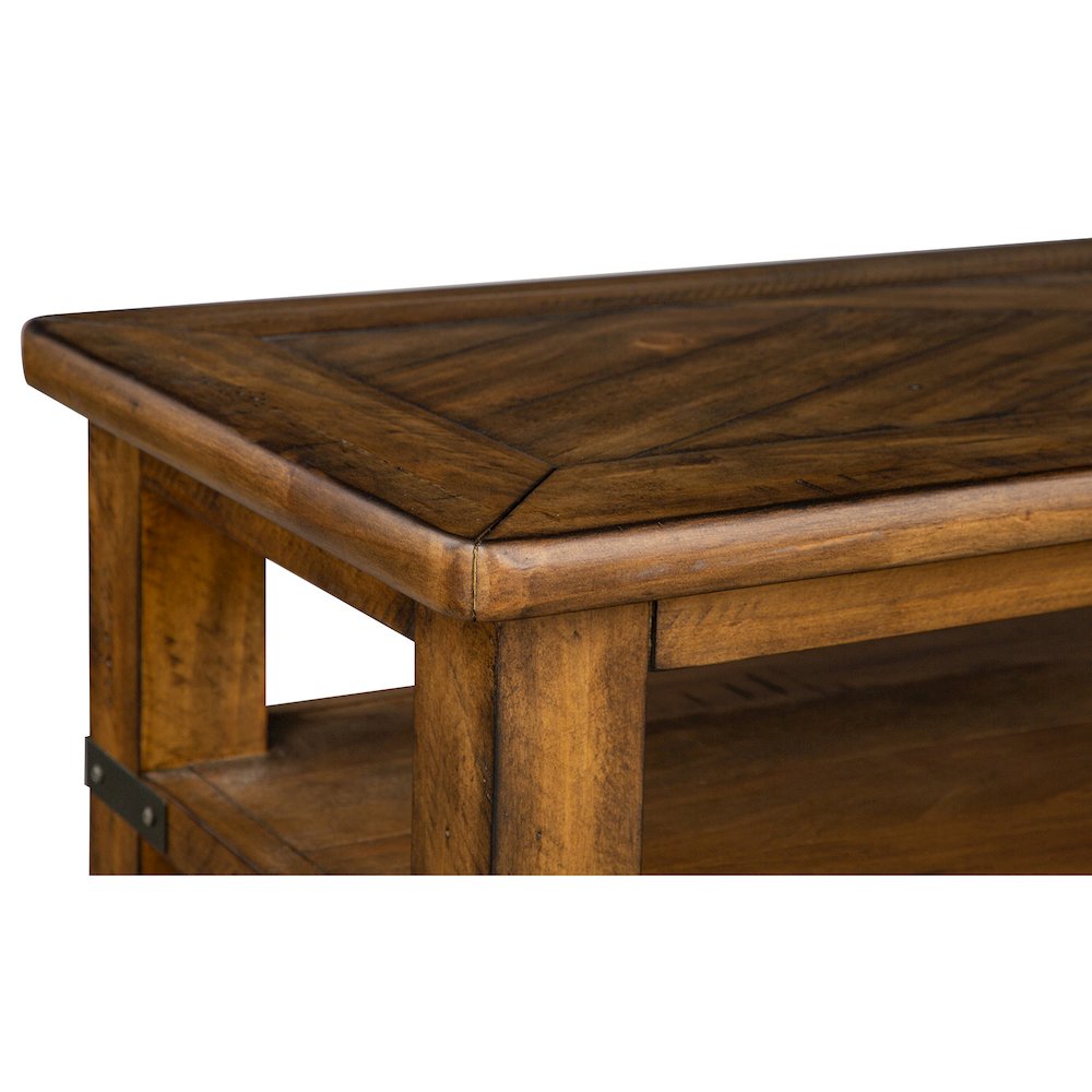 Chesterfield Farmhouse Timber Rectangular Sofa Table