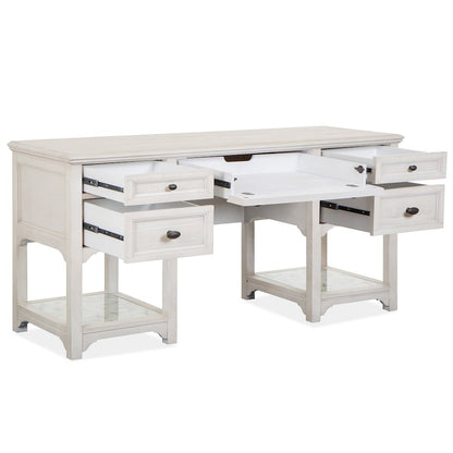 Bronwyn Alabaster Desk With Hutch