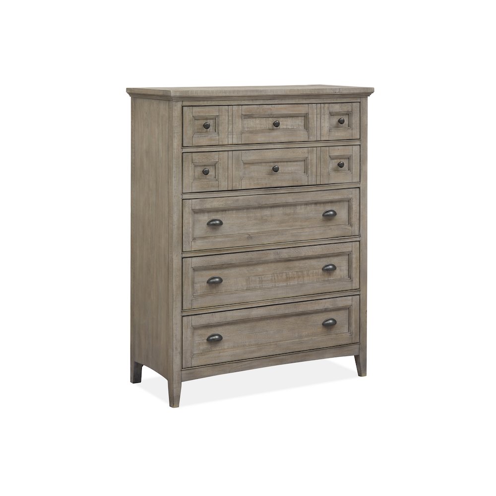 Paxton Place Dovetail Grey Drawer Chest