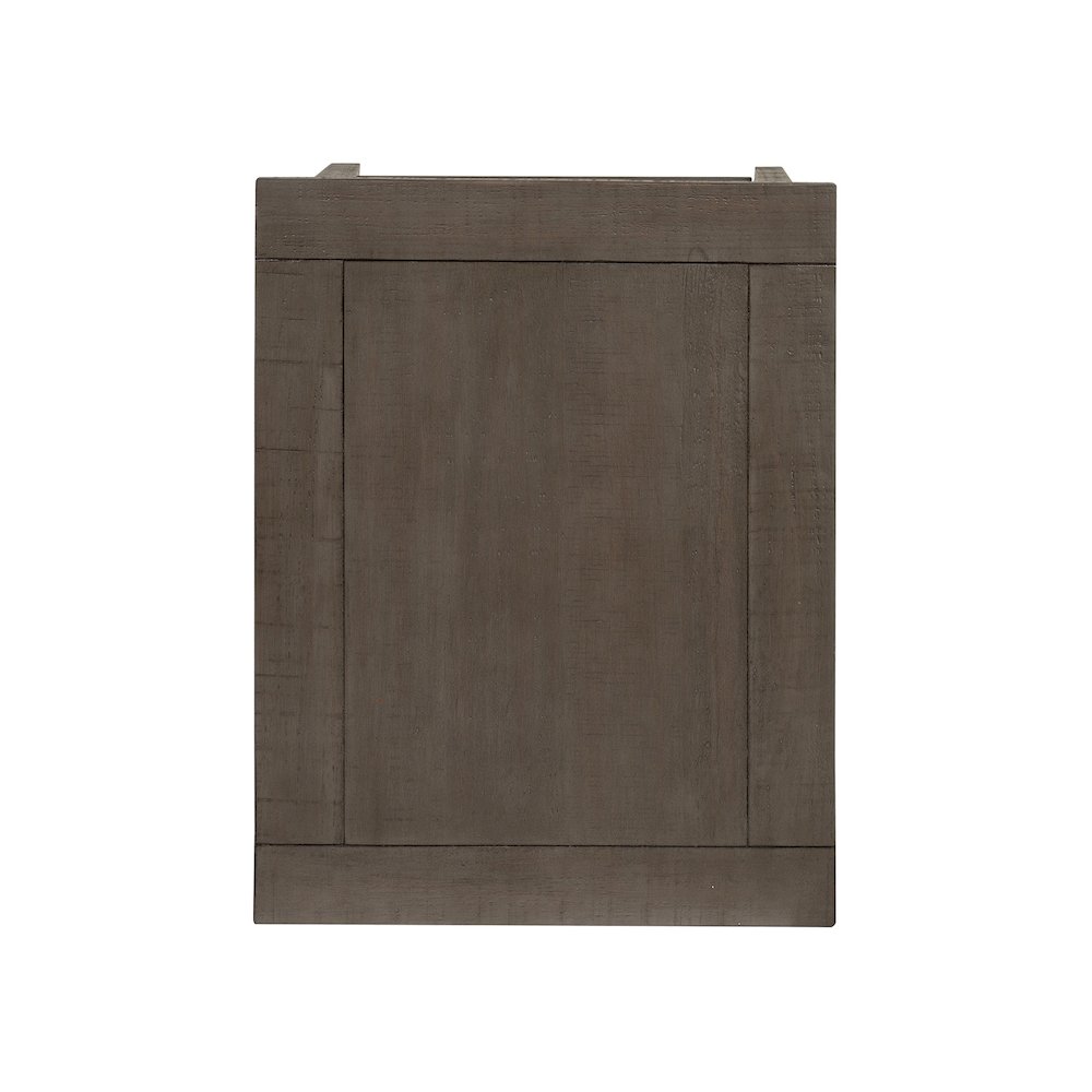 Paxton Place Dovetail Grey Rectangular End Table