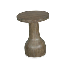 Bosley Lt. Brown Porpoise Round Accent Table