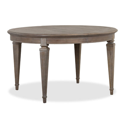 Lancaster Dovetail Grey Extendable Round Dining Table