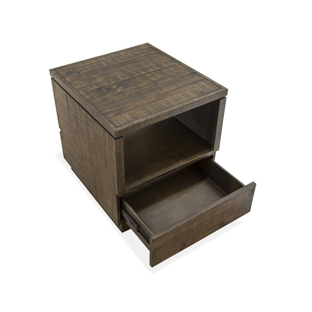 Baisden Tobacco Rectangular End Table