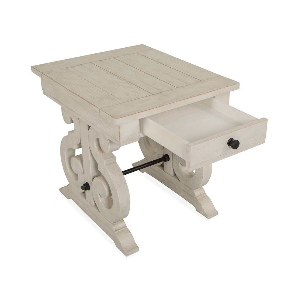 Bronwyn Alabaster Rectangular End Table