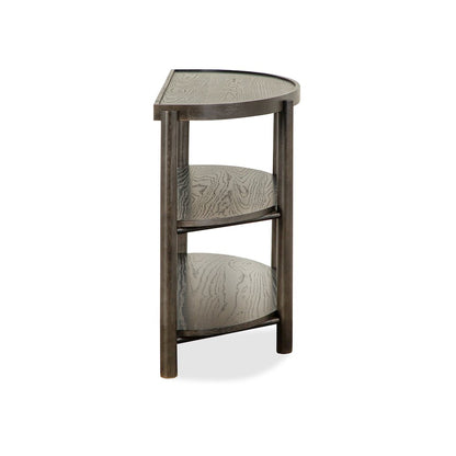 Hadleigh Black Coffee Bean Demilune Sofa Table