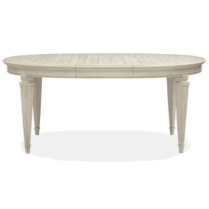 Newport Alabaster Extendable Round Dining Table