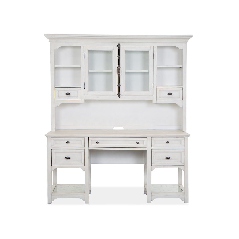 Bronwyn Alabaster Desk With Hutch