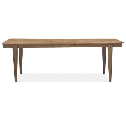 Lindon Belgian Wheat Extendable Rectangular Dining Table