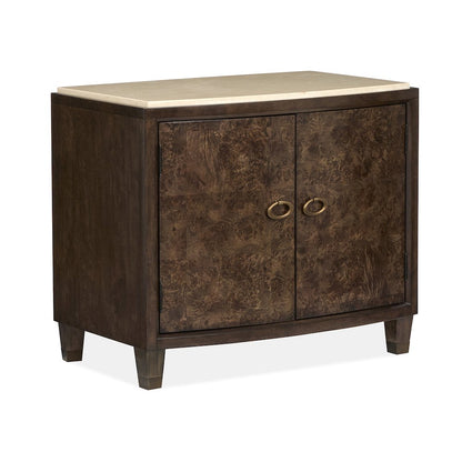 Rowan Espresso Door Nightstand