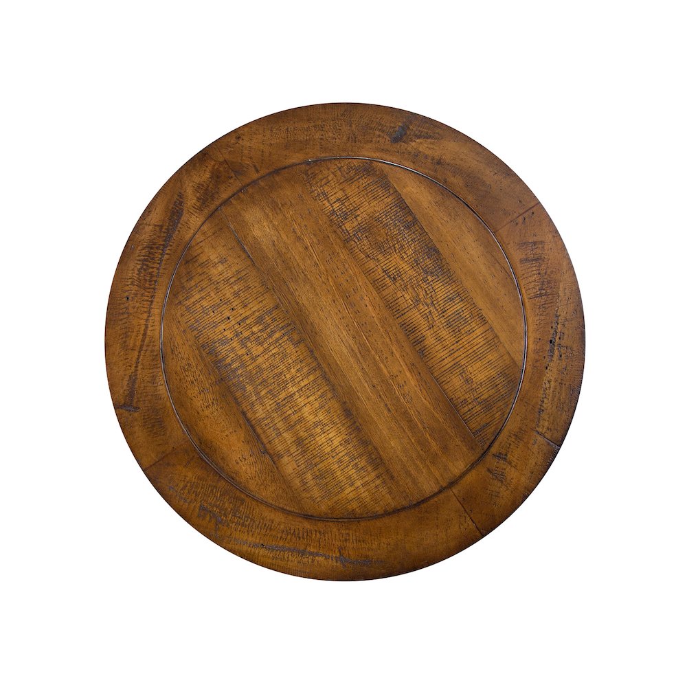 Bay Creek Toasted Nutmeg Round Accent End Table