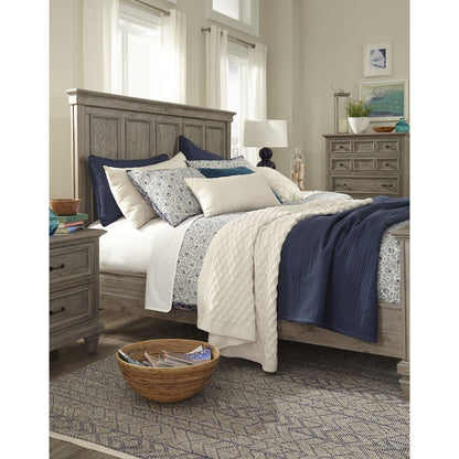 Lancaster Dovetail Grey Queen Panel Bed