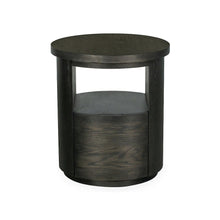 Bosley Coffee Bean Round End Table