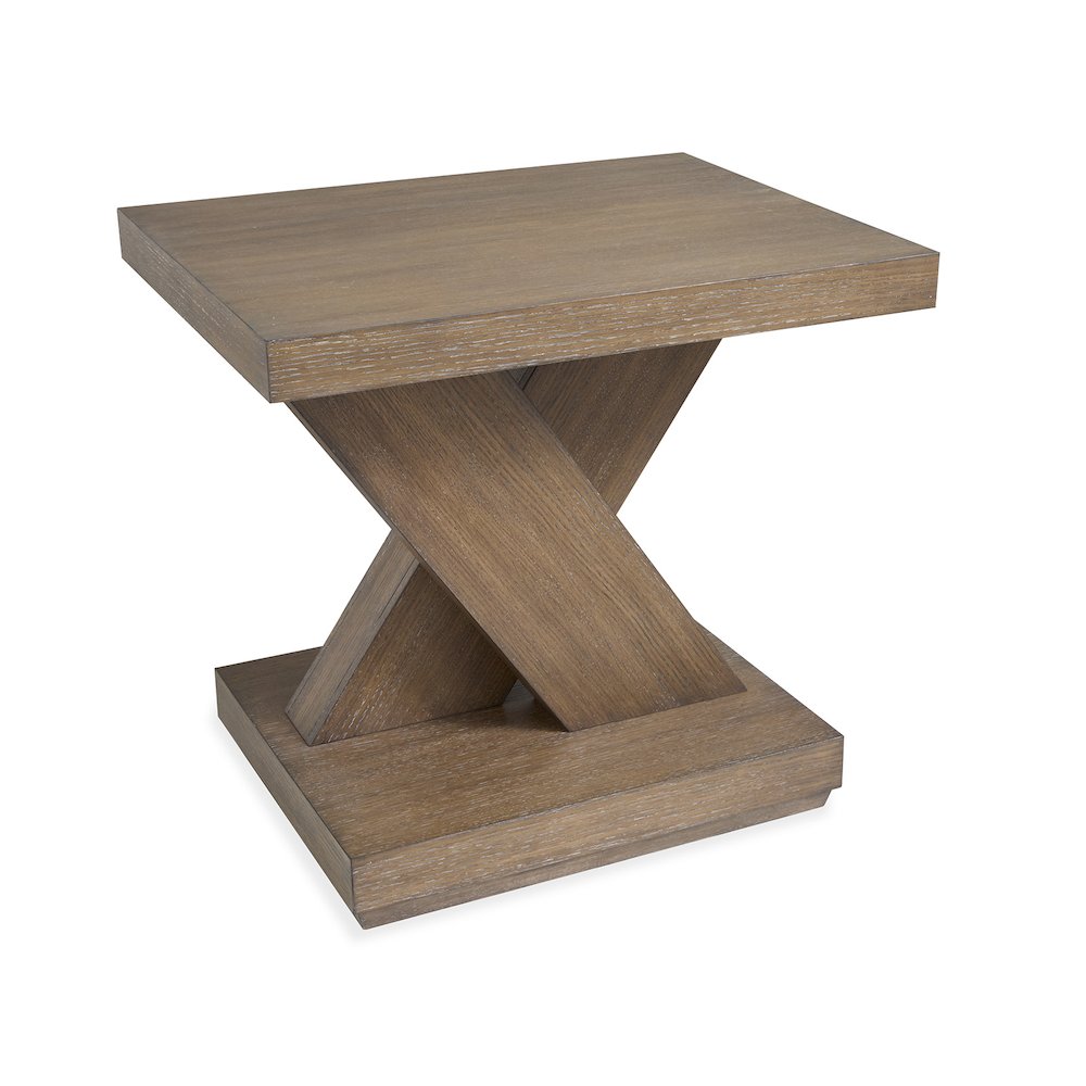 Lansbury Antique Wheat Rectangular End Table