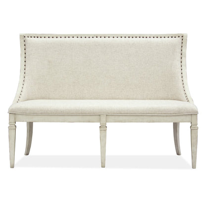 Newport Alabaster Upholstered Bench
