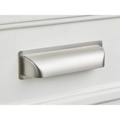 Charleston White Dove Queen White Panel Storage Bed