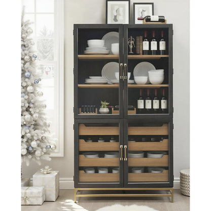 Lindon Coffee Bean Two Tone Cabinet