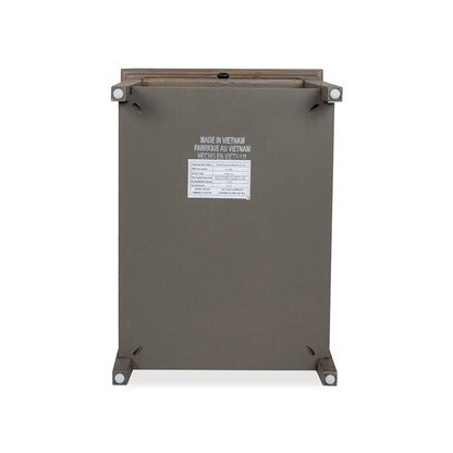 Paxton Place Dovetail Grey Rectangular End Table