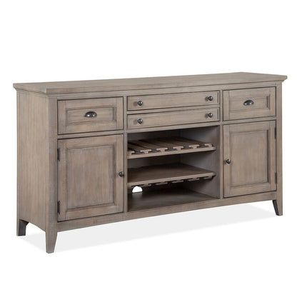 Paxton Place Dovetail Grey Buffet