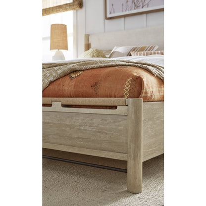 Sunset Cove Sanibel Brown Queen Panel Upholstered Bed