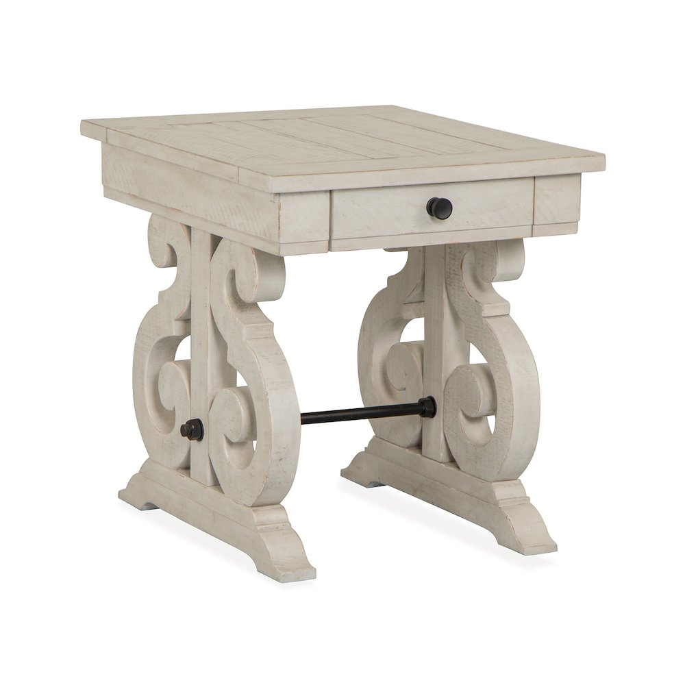 Bronwyn Alabaster Rectangular End Table