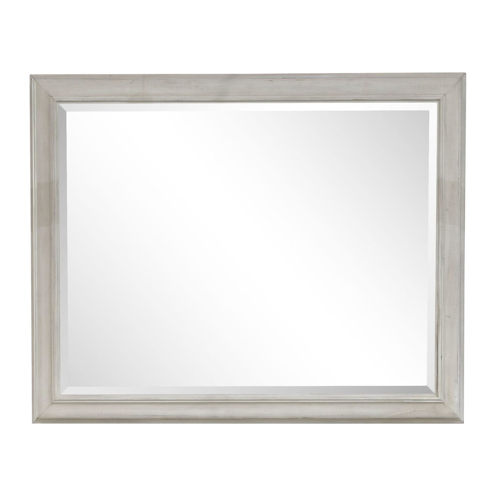 Bronwyn Alabaster Drawer Dresser With Landscape Mirror