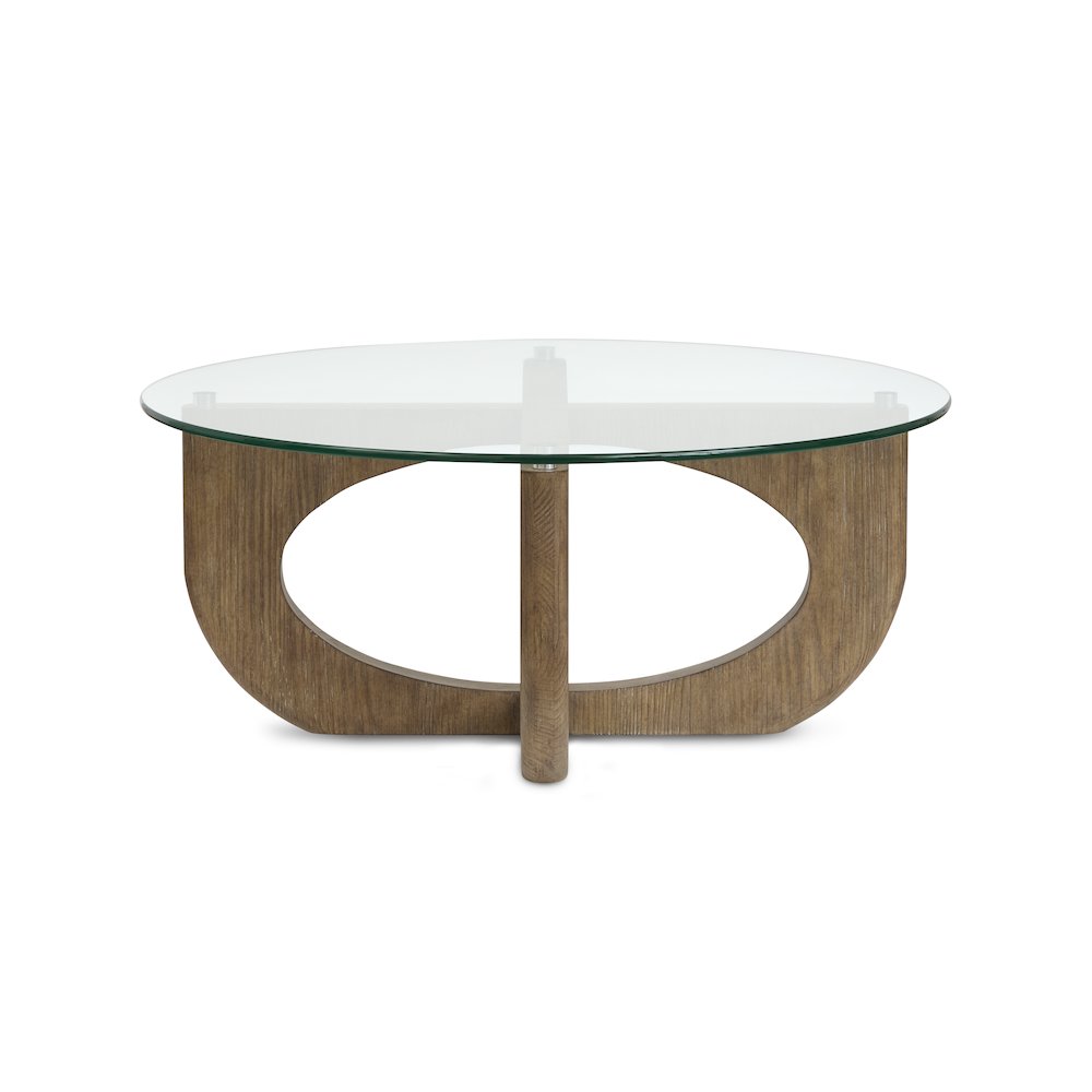 Lainey Almond Round Cocktail Table