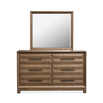 Callisto Bourbon Brown Double Drawer Dresser