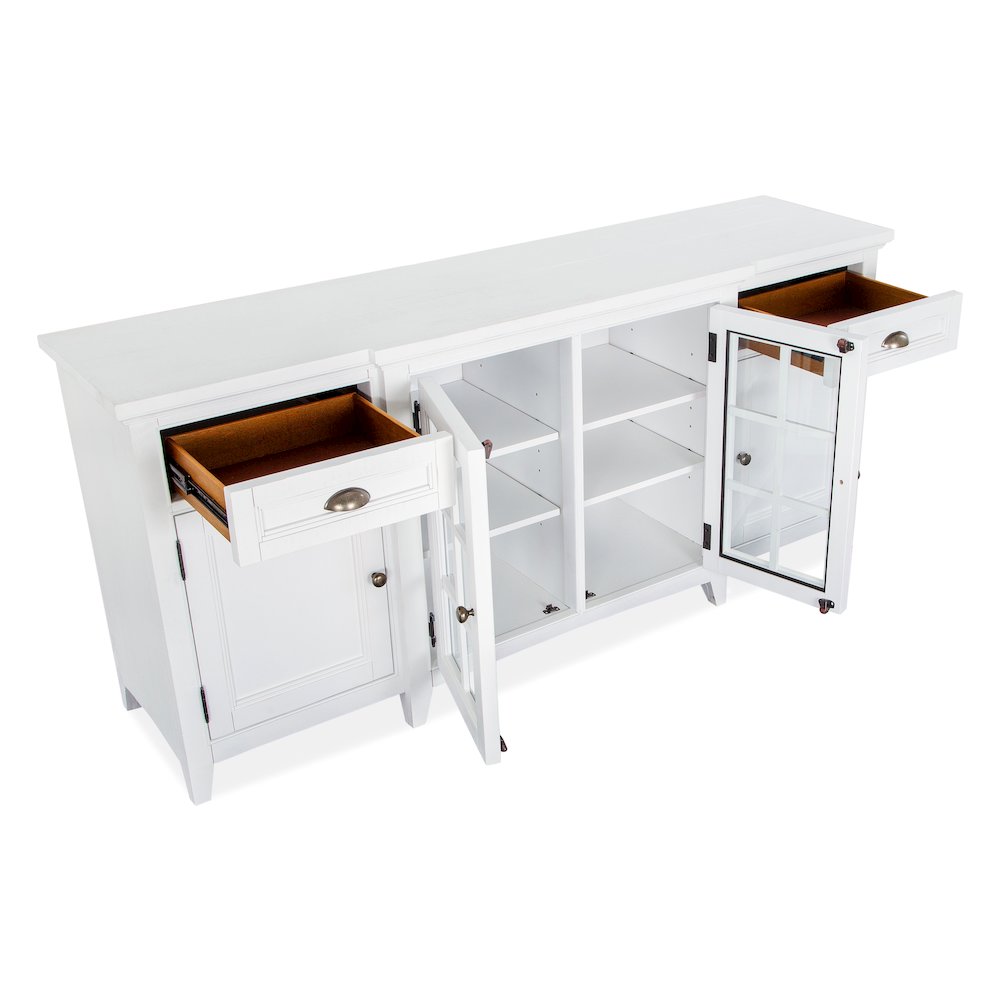 Heron Cove Chalk White 70" Console