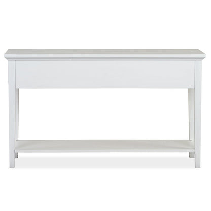 Heron Cove Chalk White Rectangular Sofa Table