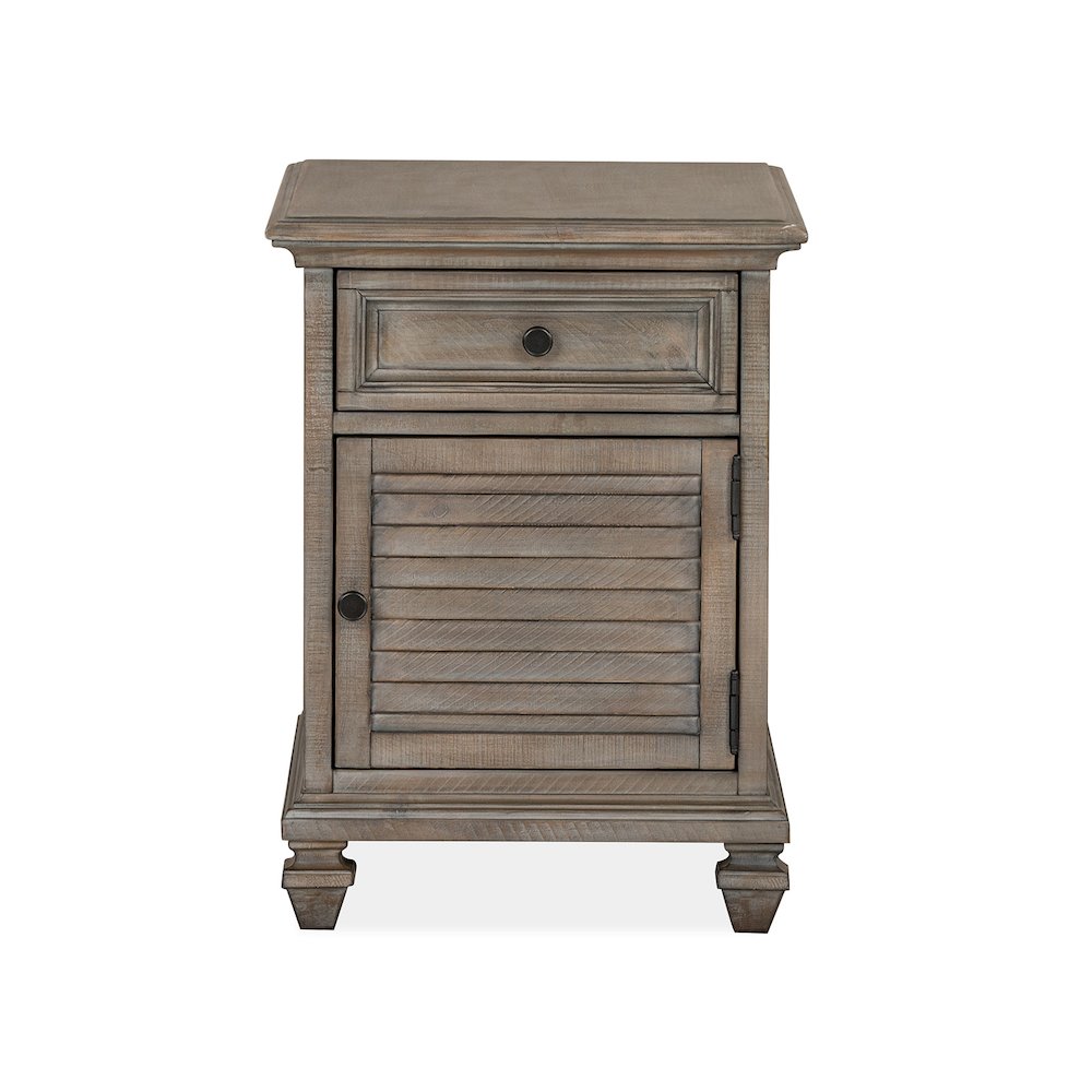 Lancaster Dovetail Grey Chairside End Table