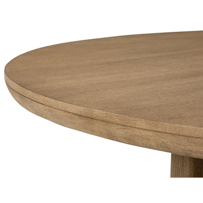 Tristan Swiss Coffee 60" Round Dining Table