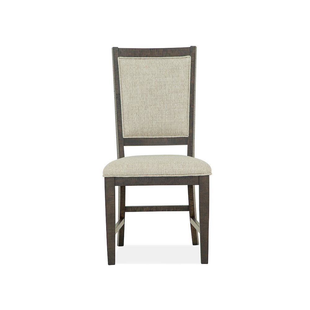 Westley Falls Graphite Step Upholstered Side Chair Two Pack