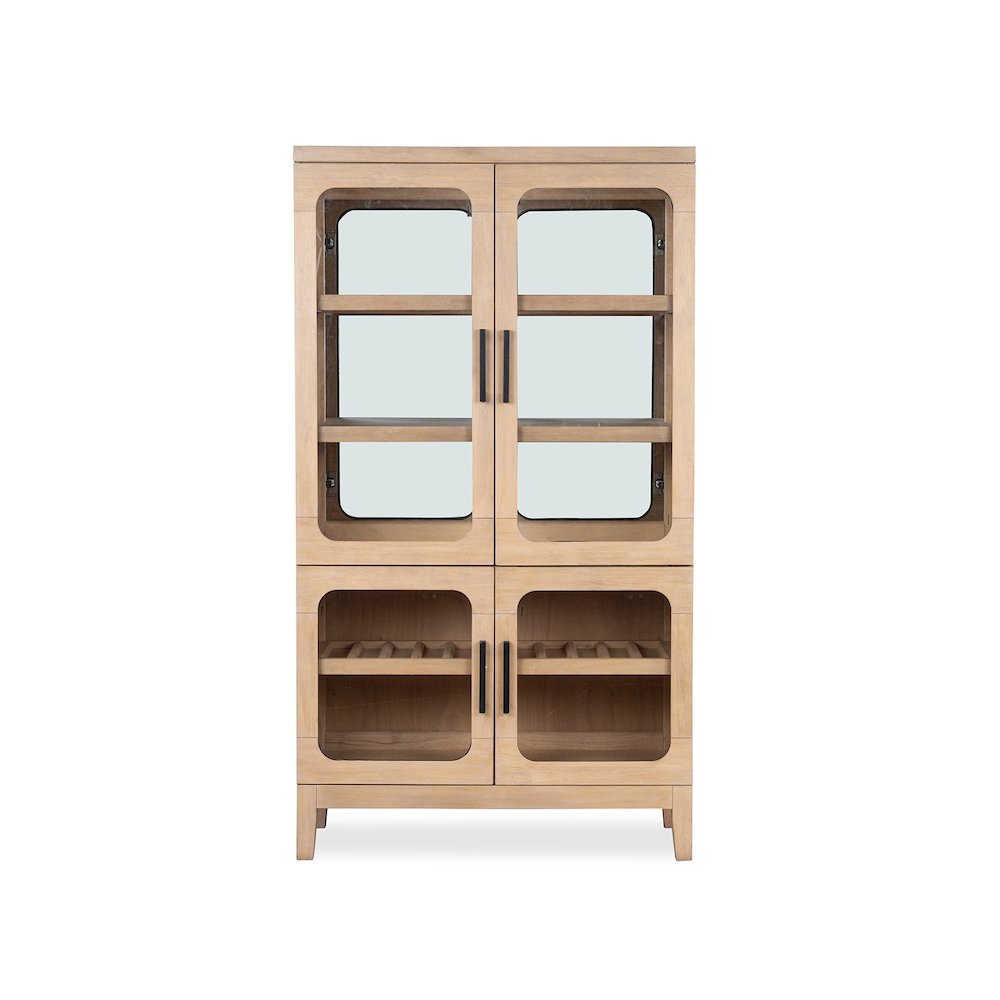 Somerset Butternut Buffet Curio