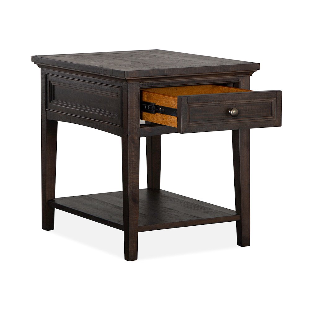 Westley Falls Graphite Rectangular End Table