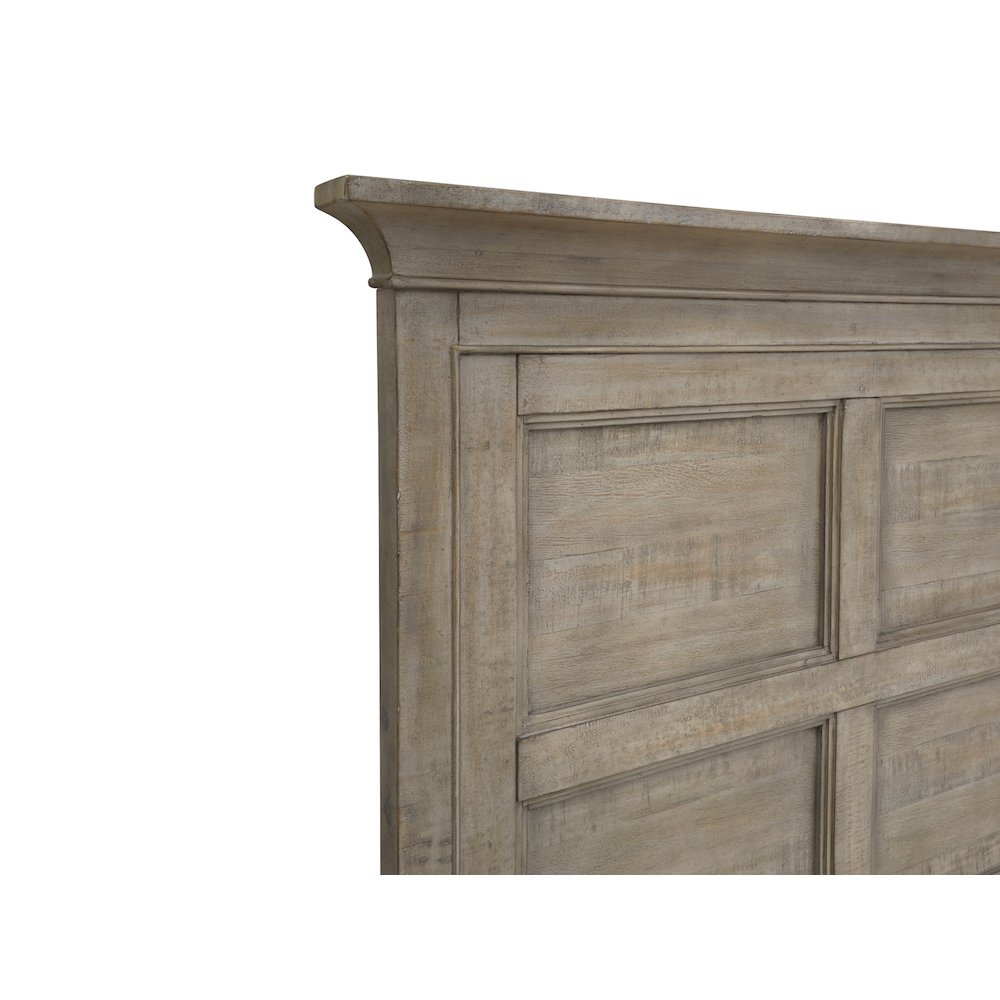 Paxton Place Dovetail Grey King Panel Storage Bed