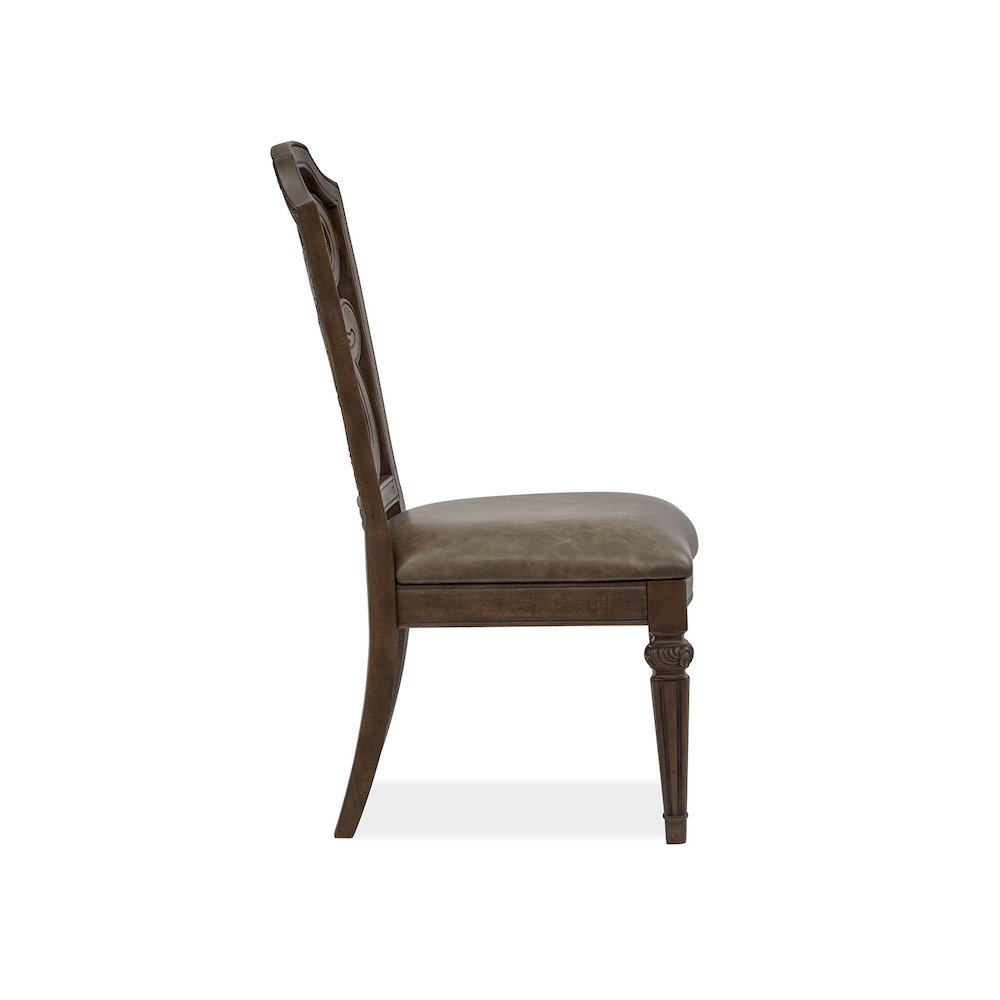 Durango Willadeene Brown Upholstered Side Chair Two Pack