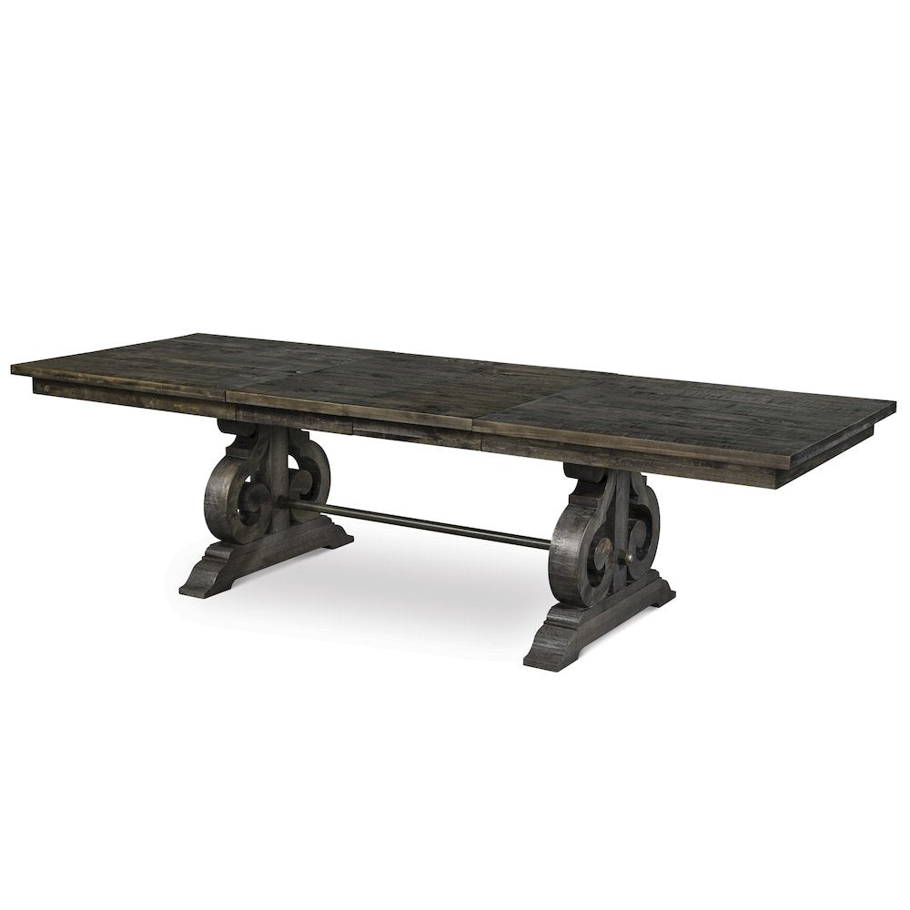 Bellamy Peppercorn Extendable Rectangular Dining Table
