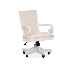 Bronwyn Alabaster Fully Upholstered Swivel Chair