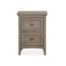 Paxton Place Dovetail Grey Small Drawer Nightstand