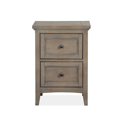 Paxton Place Dovetail Grey Small Drawer Nightstand