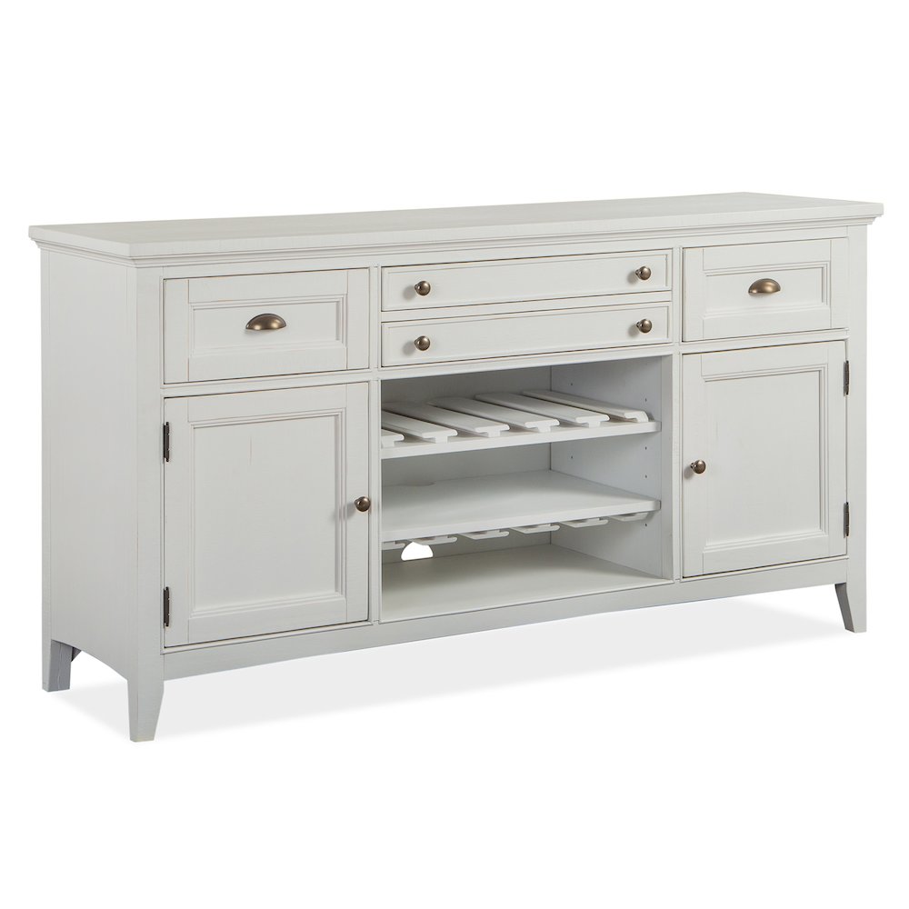 Heron Cove Chalk White And Dovetail Grey Buffet