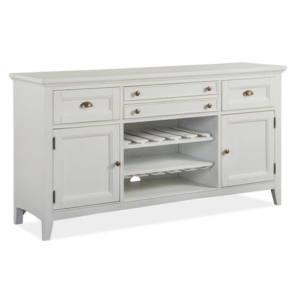 Heron Cove Chalk White And Dovetail Grey Buffet