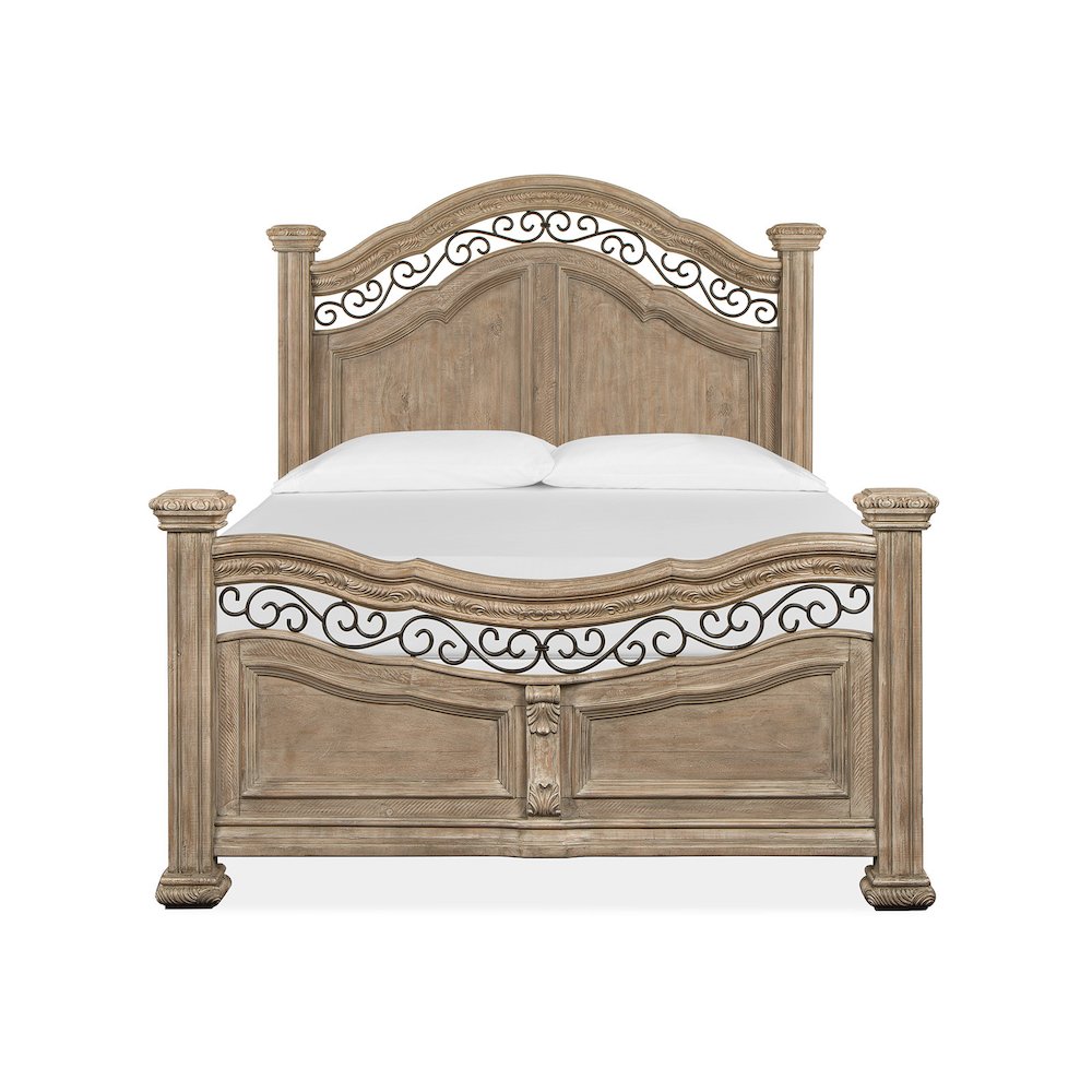 Marisol Fawn Queen Panel Bed