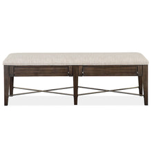 Westley Falls Graphite Upholstered Bench