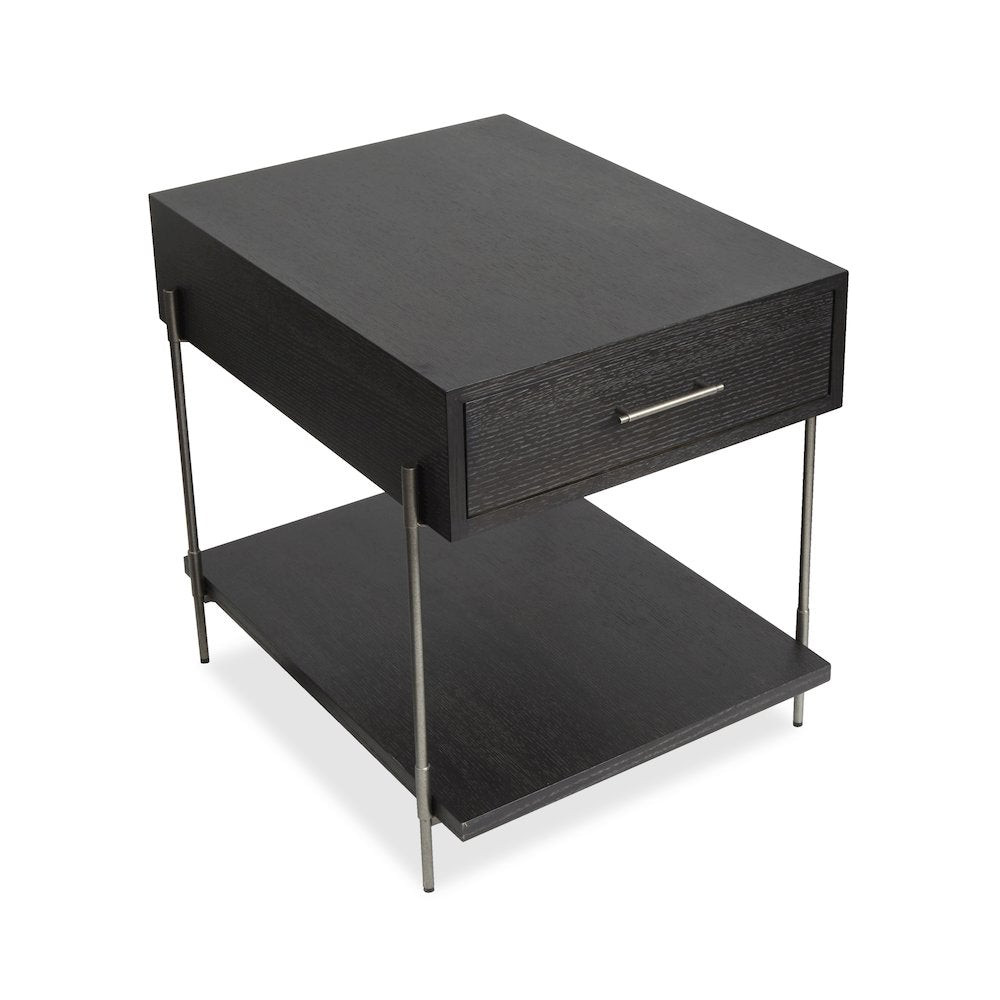 Spencer Dark Briarsmoke Rectangular End Table
